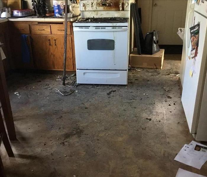 Kitchen Fire Damage 